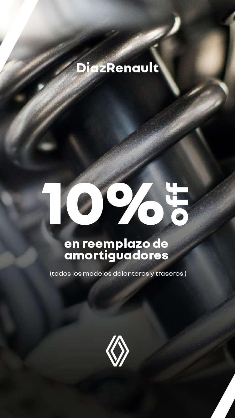 10 % de Descuento en Reemplazo de Amortiguadores